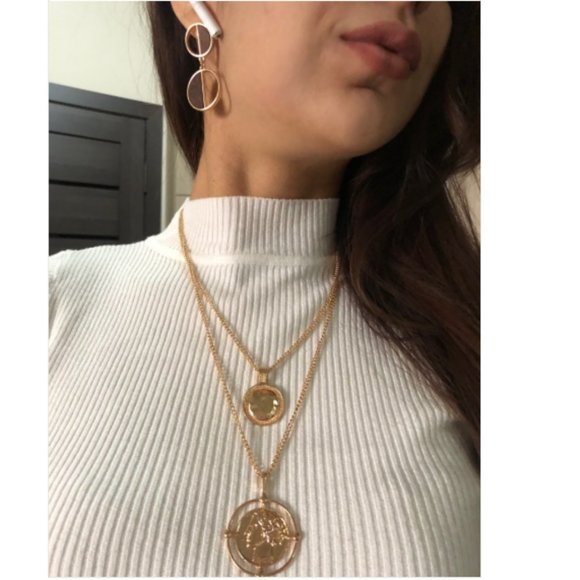 Lulu's "Golden Adventures" Boho Layered Necklace - Picture 10 of 12